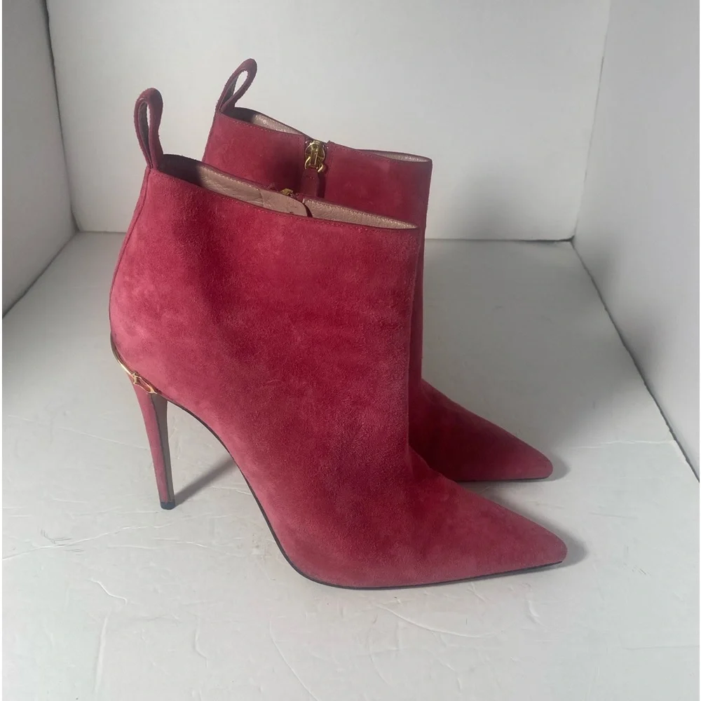 GUCCI Horsebit Accent Suede Boots Size: US 9 IT 39 - Picture 3 of 10